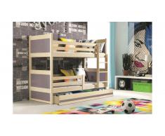 JUSTyou Lora Lit superposé Pin Anthracite