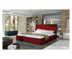 JUSTyou TERASSO Lit rembourré 175x227x102 Rouge