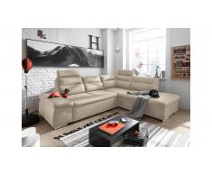 JUSTyou California Canapé d'angle Creme