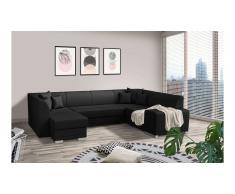 JUSTyou Alorie Canapé Cuir synthétique Noir II