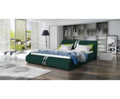 JUSTyou Maipo Lit rembourré Vert 160x200
