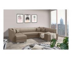 JUSTyou Alorie Canapé Velours Marron