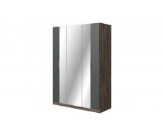 JUSTyou Elvas Armoire a portes battantes Chene