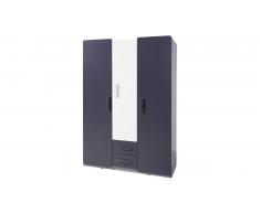 JUSTyou LIGA Armoire a portes battantes Graph Blanc