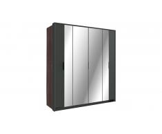 JUSTyou Elvas Armoire a portes battantes Chene