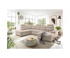 JUSTyou Santa Clarita Canapé panoramique Beige