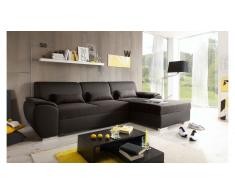 JUSTyou Alaska Canapé d'angle Marron