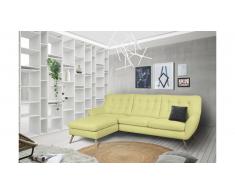 JUSTyou Genise Canapé d'angle Jaune