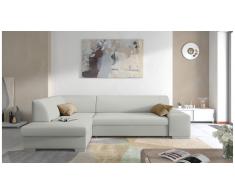 JUSTyou Piave Canapé d'angle Gris Cuir synthetique