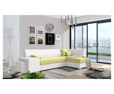 JUSTyou Idella Canapé Cuir synthétique Jaune