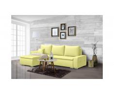 JUSTyou Edolie Canapé Velours Jaune