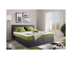 JUSTyou Frankfort Lit boxspring 160x200 cm Noir Vert