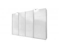 JUSTyou Amadora Armoire a portes coulissantes Blanc