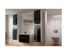 JUSTyou POLA MAX Ensemble salle de bain Blanc - Noir