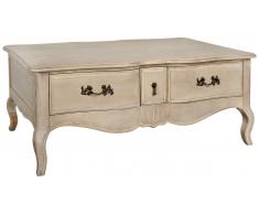 JUSTyou Venezia Table basse Bouleau Beige