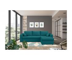 JUSTyou Anelis Canapé Velours Turquoise