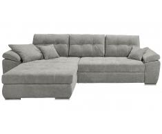 JUSTyou Florida Canapé d'angle Bleu