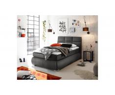 JUSTyou Cheyenne Lit boxspring Gris 120x200 cm
