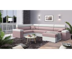 JUSTyou Coretta Canapé Cuir synthétique Rose