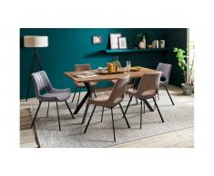 JUSTyou Bela Table de salle a manger Chene sauvage