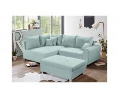 JUSTyou Des Moines Canapé d'angle Menthe