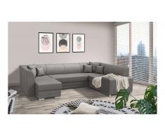 JUSTyou Alorie Canapé Velours Gris