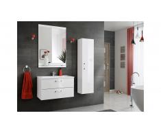 JUSTyou Laurie Ensemble de salle de bain Blanc