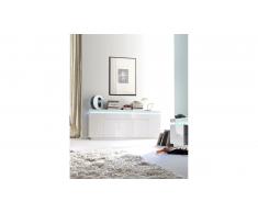 JUSTyou Anabella V Commode Blanc brillant