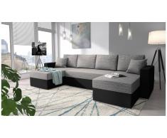 JUSTyou Rubicon Canape panoramique Cuir synthetique