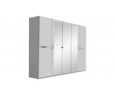 JUSTyou Louise Armoire a portes battantes Blanc