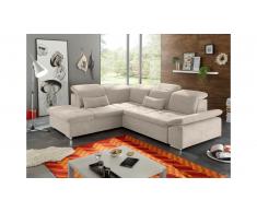 JUSTyou Carson City Canapé d'angle Beige