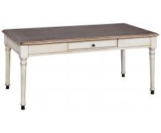 JUSTyou Limena Table basse Beige Caoutchouc