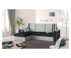 JUSTyou Wilona Canapé Revetement tissu Noir