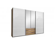 JUSTyou Firgas Armoire a portes coulissantes Chene