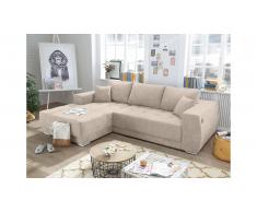 JUSTyou Ohio Canapé d'angle Latte