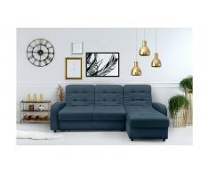 JUSTyou Adrien Canapé d'angle sans Bleu