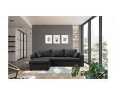 JUSTyou Anelis Canapé Velours Noir I