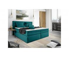 JUSTyou Lansing Lit boxspring 140x200 cm Bleu