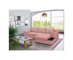 JUSTyou Radella Canapé Velours Rose