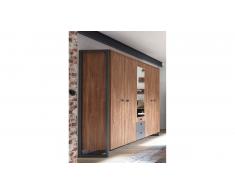 JUSTyou Belfast Portes tournantes Armoire Chene