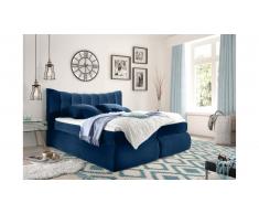 JUSTyou Lincoln Lit boxspring Bleu