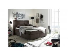 JUSTyou Jackson Lit boxspring Marron 140x200 cm