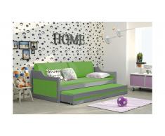 JUSTyou Tore Lit fonctionnel Anthracite Vert