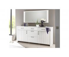 JUSTyou Clermont Commode Pin Blanc