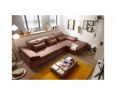 JUSTyou Oregon Canapé d'angle Orange