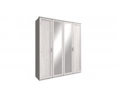JUSTyou Clara Armoire a portes battantes Chene Bianco