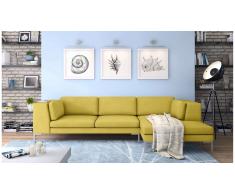 JUSTyou Remi Canapé d'angle Jaune Droite