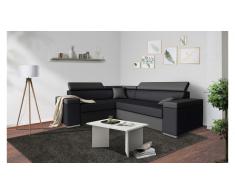 JUSTyou Tarin Canapé Cuir synthétique Noir