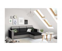 JUSTyou Delbert Canapé Revetement tissu Noir