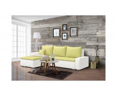 JUSTyou Edolie Canapé Cuir synthétique Jaune